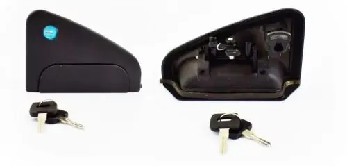 Szezonális akció Daf CF 65 / 75 / 85 ajtókilincs BAL KÜLSŐ zárbetéttel