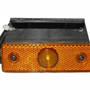 Helyzetjelző lámpa 24V (95x30) sárga, tartóval Újdonság