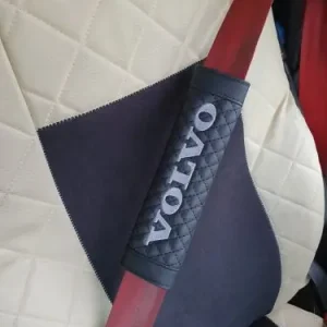Volvo biztonsági öv párna fekete steppelt Vásárlói kedvenc