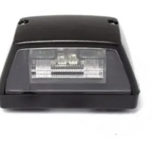 Kiárusítás Rendszám megvilágítás fekete (csapott sarkú) ledes 24V