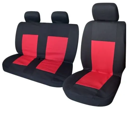 Árcsökkenés Üléshuzat szett 1+2-es PIROS/FEKETE