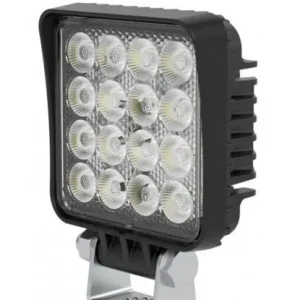 Mini munkalámpa 16 LED-es (82x82mm) terítő fény Akciós ár