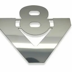 V8 inox dísz nagy Kiárusítás