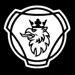 SCANIA matrica (30x30cm) FEHÉR Biztonságos fizetés