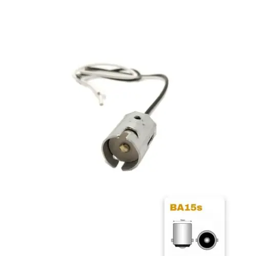 Izzó foglalat cseresznye izzóhoz szimpla fém 2 vezetékes Ajánlat