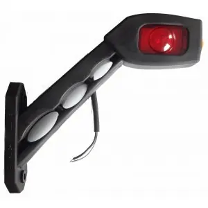 Gumilámpa 12/24V hosszú ferde ledes (piros-fehér-sárga) JOBB Ingyenes szállítás