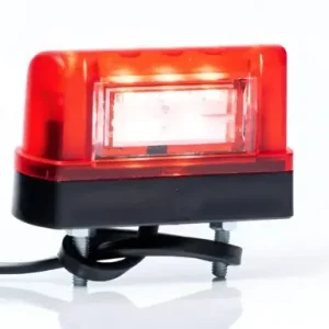 Rendszám megvilágítás piros (kis téglalap) ledes Népszerű