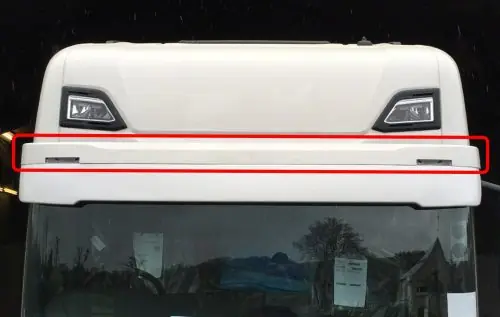 Scania S széria napellenző felső rész, 2 lámpás Különleges ajánlat