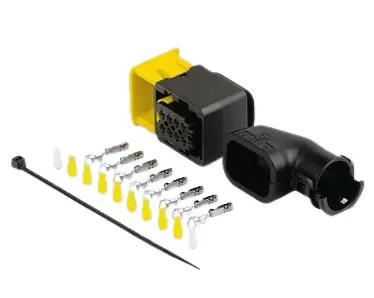 Ingyenes szállítás Daf hátsó lámpa csatlakozó 8 pol. kihúzható biztosítóval, derékszögű