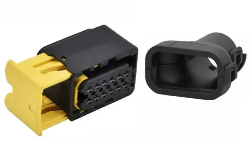 Scania / Daf csatlakozó 12 pol. kihúzható biztosítóval, egyenes Kedvezmény