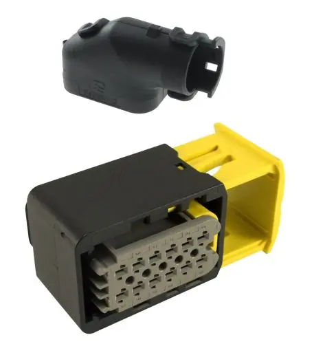 Scania / Daf csatlakozó 12 pol. kihúzható biztosítóval, derékszögű Utolsó esély