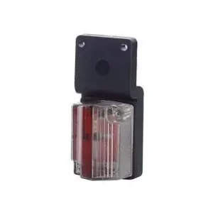 Ne maradj le Mini szélességjelző lámpa piros-fehér gumi tartóval