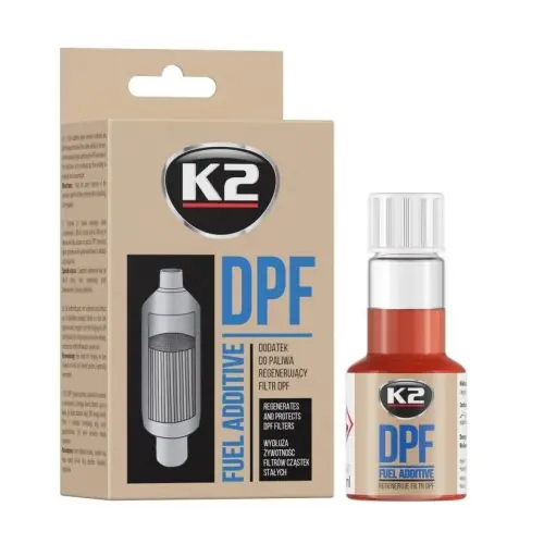 K2 részecskeszűrő (DPF) tisztító üzemanyag adalék 50ml Árcsökkenés