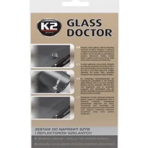 Azonnal elérhető K2 GLASS DOCTOR szélvédő és üveg javító szett