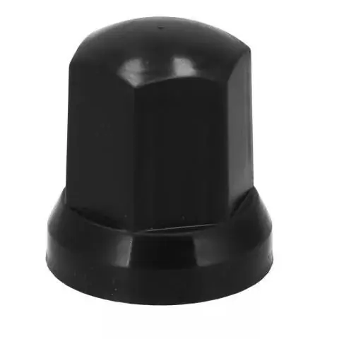 Csavarkupak műanyag fekete 33mm, magas Prémium