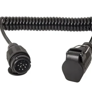 Kiárusítás Utánfutó spirálkábel hosszabbító dugó/aljzat 13P 3m 12V