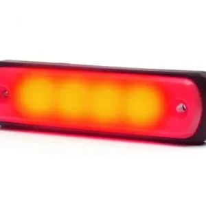 PIROS LED helyzetjelző lámpa (110x31) 12/24V OPÁL BÚRÁVAL Outlet