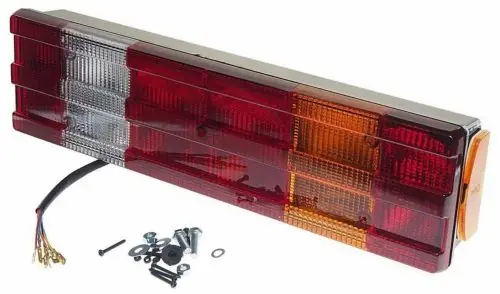 Hátsó lámpa 6 kamrás bordás jobb kábeles Legnépszerűbb