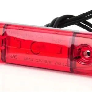 Helyzetjelző lámpa 12/24V SLIM 3LEDES piros Exkluzív ajánlat