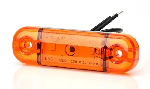 Legnépszerűbb Helyzetjelző lámpa 12/24V SLIM 3LEDES sárga