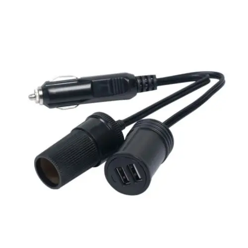 Biztonságos fizetés Szivargyújtó elosztó lengő DUAL USB-s 12/24V