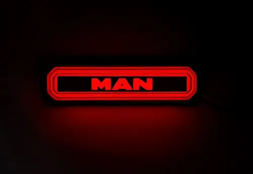 MAN LED dekor lámpa 24V Piros Utolsó esély