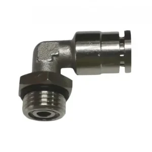 Különleges ajánlat Gyorstoldó 8mm könyök, fém, menetes véggel (M16x1,5)