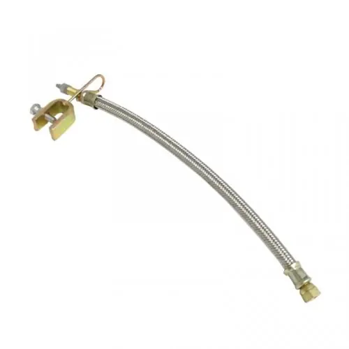 Szelepszár hosszabbító gumi 35cm fém szövéssel+tartóval Rendeld meg most