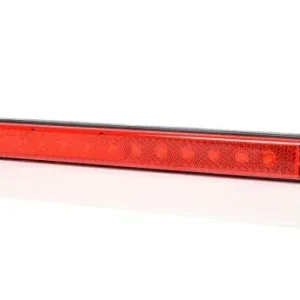 LED helyzetjelző lámpa 12/24V (238x21mm) PIROS Azonnali szállítás