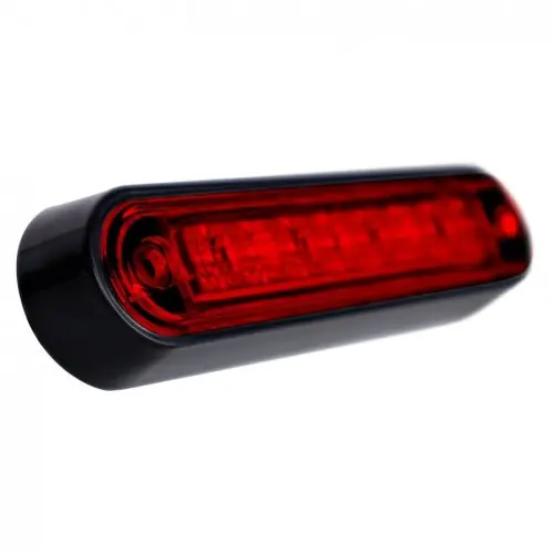 LED helyzetjelző lámpa (140x34mm) 12/24V piros Legjobb ár