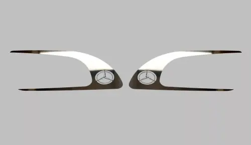 Mercedes Actros MP4 / MP5 inox ajtókilincs dísz párban Végkiárusítás