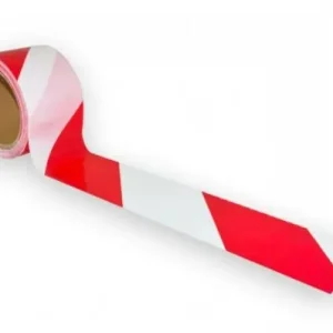 Szuper ajánlat Jelölő szalag piros-fehér 7cm / 100 méter