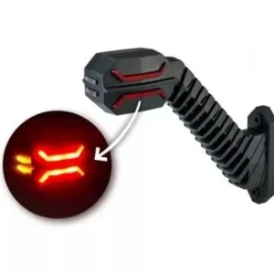 Árcsökkenés LED gumilámpa hosszú ferde 12/24V DRAGON bal