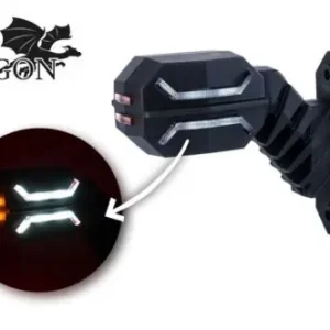 LED gumilámpa rövid ferde 12/24V DRAGON jobb Különleges ajánlat