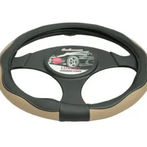 Alacsony ár Kormányvédő (37-39 cm) bőr hatású fekete / bézs