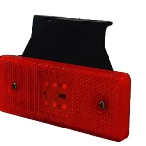 Prizmás LED helyzetjelző tartóval 12/24V (112x43) PIROS Olcsó