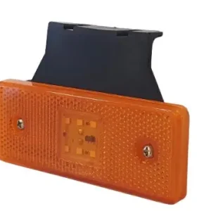 Expressz kézbesítés Prizmás LED helyzetjelző tartóval 12/24V (112x43) SÁRGA