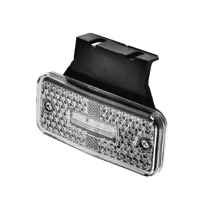 Prizmás LED helyzetjelző tartóval 12/24V (108x48) FEHÉR Szuper akció