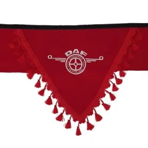 Népszerű Hímzett DAF rojt szélvédőre PIROS