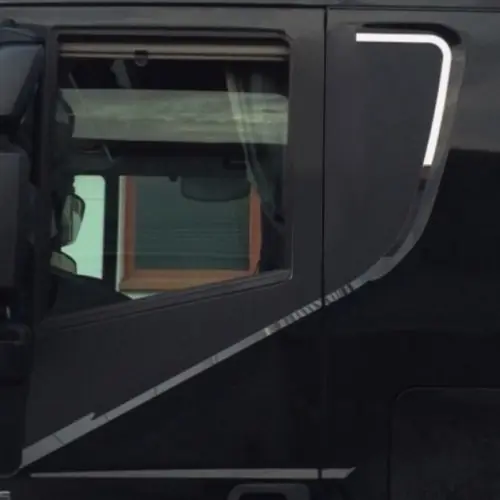 Árengedmény Iveco Stralis Hi-Way inox ablakkeret dísz párban