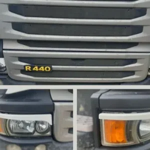 Olcsó Scania Streamline fényszóró maszk / szemöldök párban