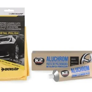 Újdonság K2 ALUCHROM fémpolírozó paszta + törlőkendő