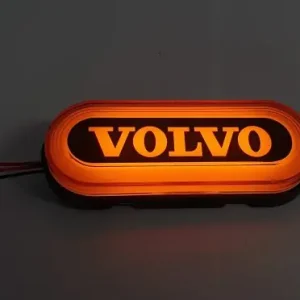 VOLVO LED dekor lámpaKerekített12/24V SÁRGA Vásárlói kedvenc
