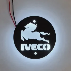 Rendeld meg most Világító IVECO inox logó 100mm 24V Fehér