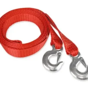 Vontató kötél 7,5T heveder 5m fém kampóval Biztonságos vásárlás