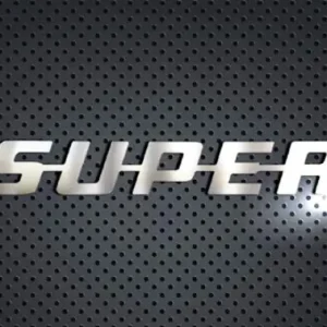 SUPER inox felirat SZÖGLETES Végkiárusítás