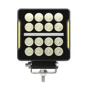 Különleges ajánlat 16 SMD LED munkalámpa (110x110mm) terítő fény+helyzetjelző