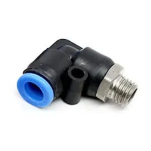 Szezonális akció Gyorstoldó 8mm könyök, műanyag, menetes véggel (M16x1,5)