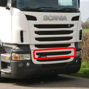 Szuper ajánlat Scania R / P / G 2010-2016 alsó hűtőrács felső betét, magas, V8