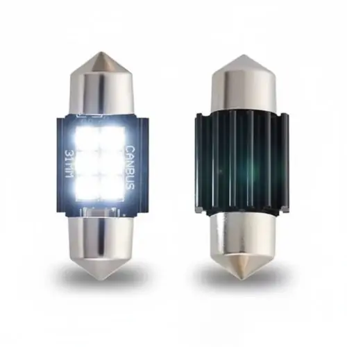 LED izzó 24V szofita 6 SMD LED 31mm FEHÉR CANBUS Biztonságos vásárlás